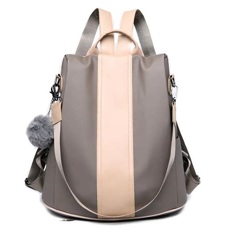 Fashion Anti Theft Women Backpack For School Teenagers Girls Stylish School Bag Ladies Nylon