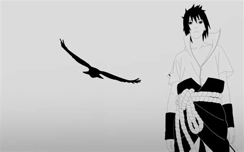 Maybe you would like to learn more about one of these? Silhouettes Uchiha Sasuke eagles Naruto: Shippuden grayscale wallpaper | 1440x900 | 233613 ...