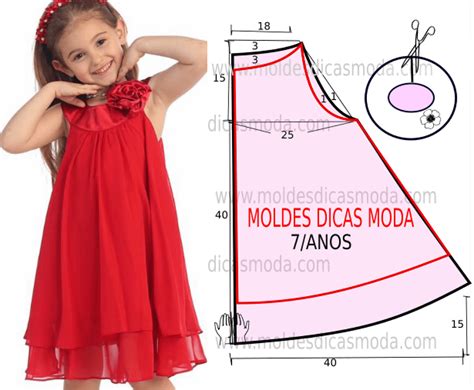 Moldes Dicas Moda Vestidos Niñas Moda y Estilo