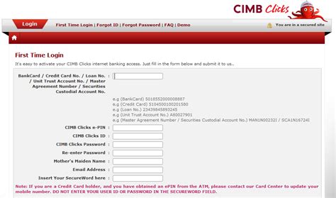Bagaimana cara daftar cimb clicks online di malaysia? MasyaALLAH: Daftar CIMB Clicks