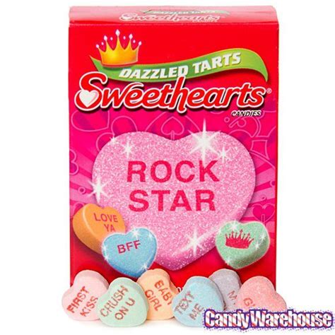 Necco Sweethearts Tiny Conversation Candy Hearts Packs Modern Flavors 36 Piece Box
