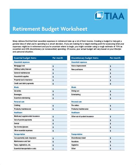 Work schedule templates in word format. Printable Budget Worksheet - 22+ Free Word, Excel, PDF ...