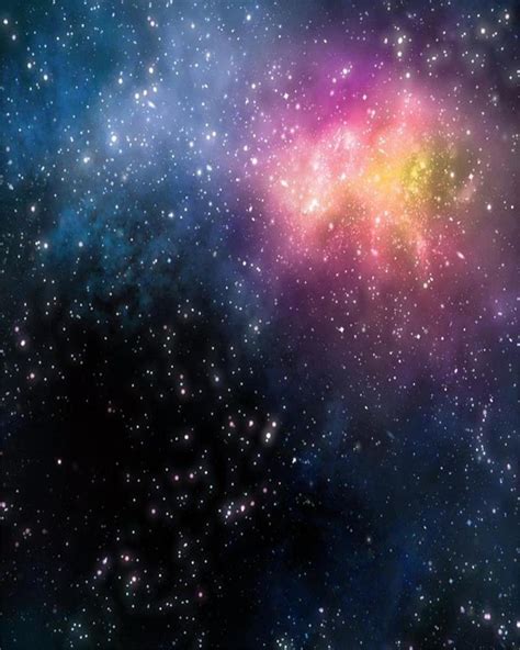 Aofoto 8x10ft Starry Night Sky Photography Background Nebula Backdrop