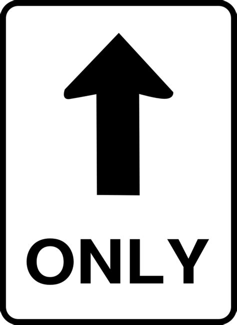 One Way Street Road Sign Transparent Png Stickpng