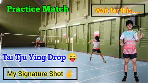 Badminton Deception Tai Tju Ying Drop Reverse Slice Drop Trick