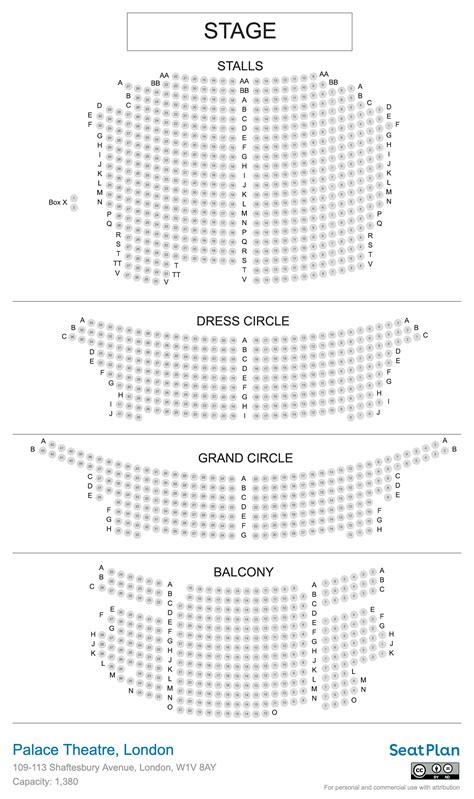 Palace Theatre London Seating Plan And Seat View Photos Seatplan