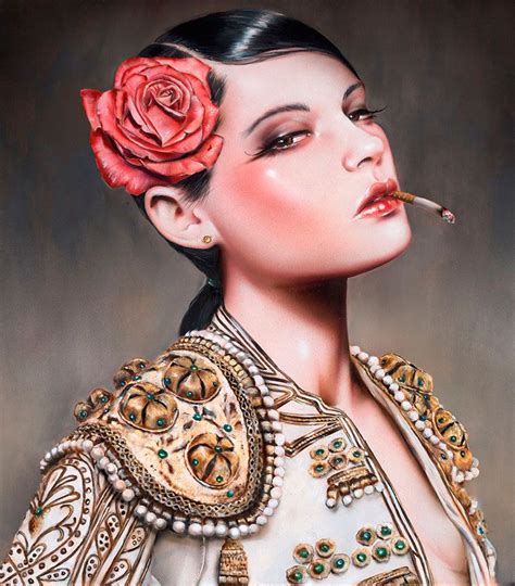 Arte1234 Brian Viveros 3 Art Girl Face Art Smoke Art