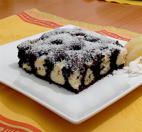 Schoko kokos schnitten kuchen kuchen kokos schnitten. Rezeptwelt: Schoko Kokos Duo Schnitten