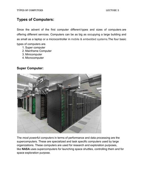 What Are Examples Of Mainframe Computer