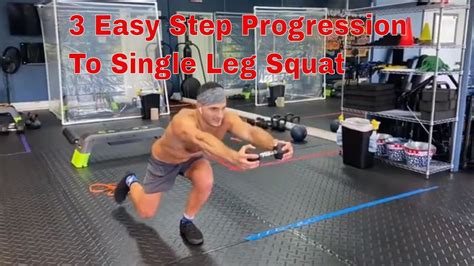 How To Single Leg Squat 3 Easy Steps Progression To Learn The One Leg