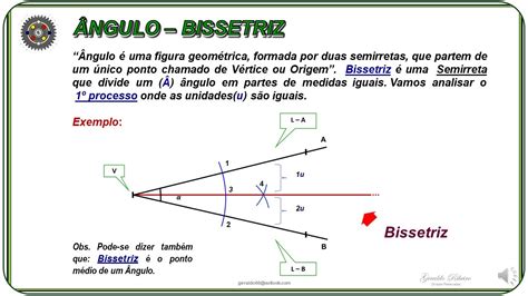 Aula 4 Ângulo DefiniÇÃo Seus Tipos E TraÇados Da Bissetriz Youtube