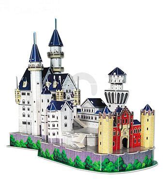Neuschwanstein literally means new swan stone which is a reference to the swan knight; NEUSCHWANSTEIN CASTLE 3D PUZZLE | 3d puzzles, Germany ...
