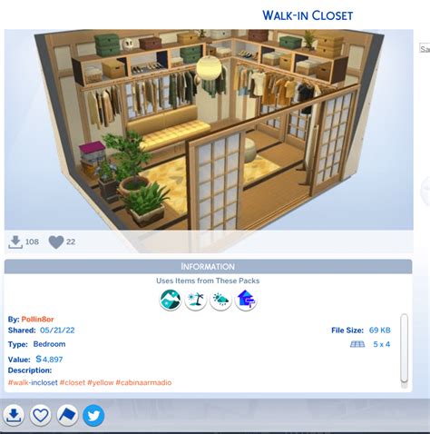 The Best Sims 4 Walk In Closet Rooms — Snootysims