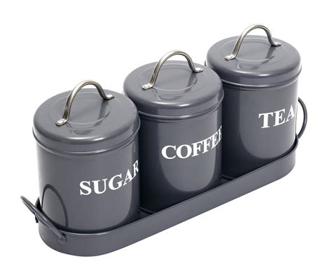 Buy Gdfjiy 3 Piece Vintage Retro Farmhouse Metal Containers With Lids