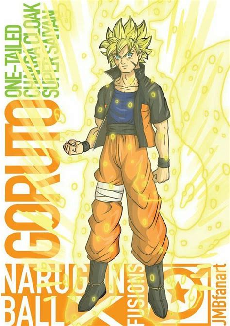 Naruto And Goku Fusion Wallpapers Wallpaper Cave