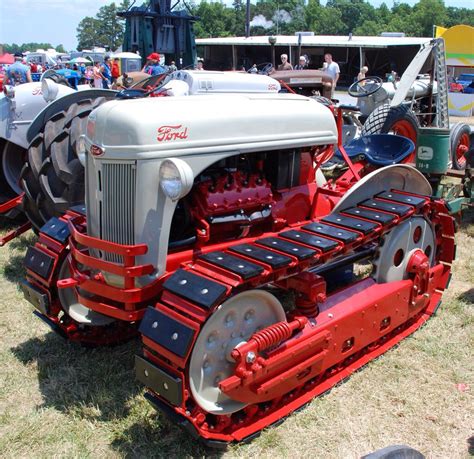 Ford Tractor With Tracks I Just Love This So Cool 8n Ford Tractor