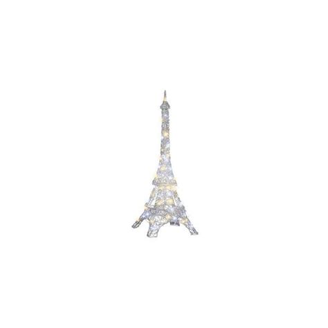 Gemmy Lighted Eiffel Tower Outdoor Christmas Decoration With White Led
