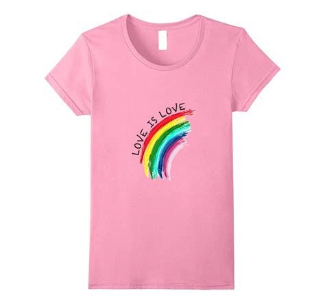 Love Is Love Rainbow T Shirt Gay Lesbian Pride Shirts