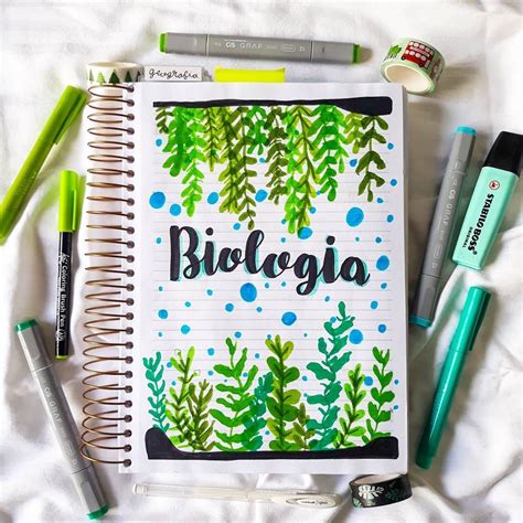 Capa De Caderno De Biologia
