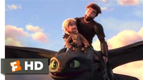 How To Train Your Dragon 3 2019 Toothless Returns Scene 1010 Movieclips Realtime