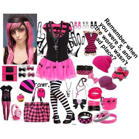 Cute Emo Scene Outfit Polyvore D I Y Inspiration Pinterest Scene Outfits Emo Style And