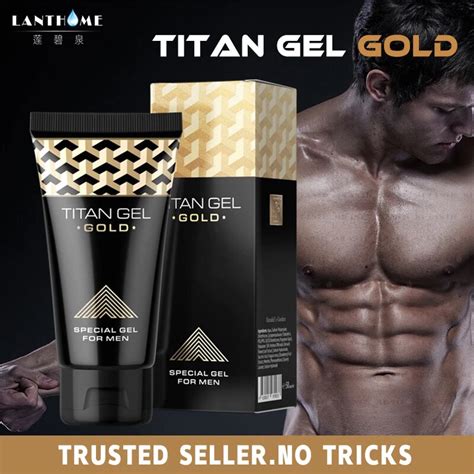 2pcs Original Titan Gel Gold Russia Penis Enlargement Cream Retarder