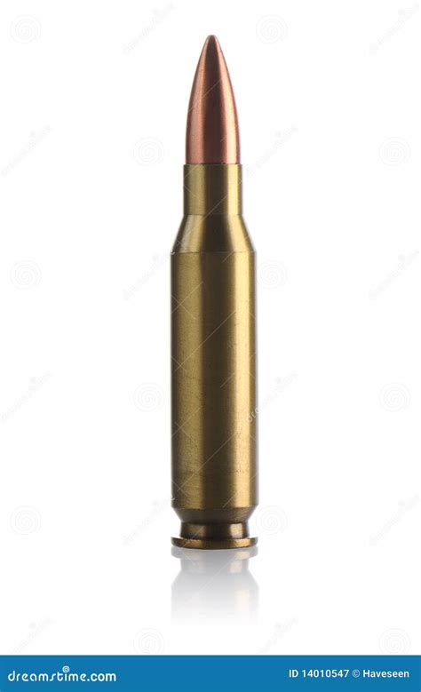 Full Metal Jacket Bullet Stock Image Image Of Isolated 14010547