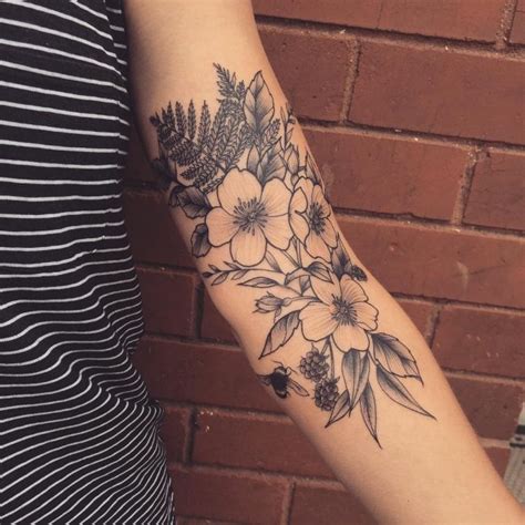 Check out our cross flower tattoos selection for the very best in unique or custom, handmade pieces from our tattooing shops. 110+ Charming Floral Tattoo Designs - Merging Creativity ...