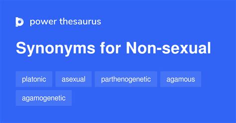 Non Sexual Synonyms 161 Words And Phrases For Non Sexual