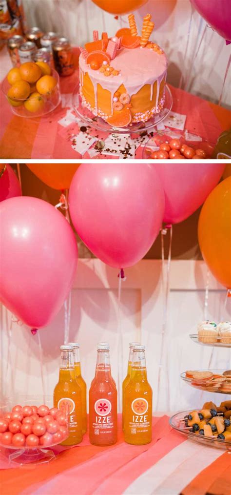 Pink And Orange Birthday Party Cristin Cooper