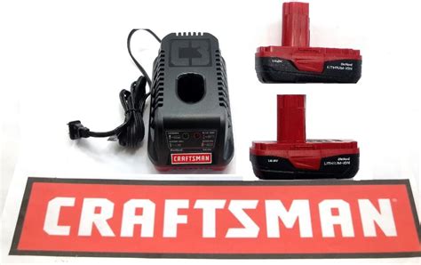 Craftsman C3 192 Volt Lithium Ion Battery Charger 5336 With 2 5166