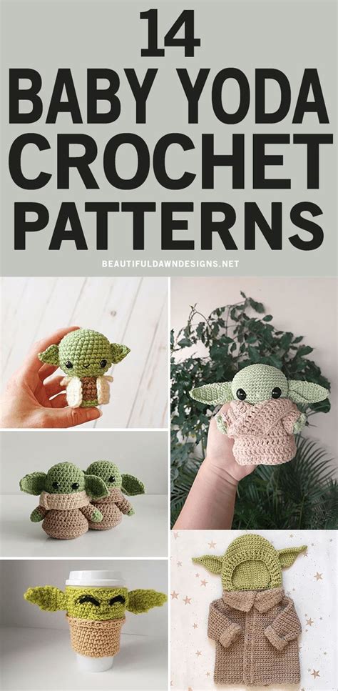 14 Baby Yoda Crochet Patterns Beautiful Dawn Designs Baby Yoda