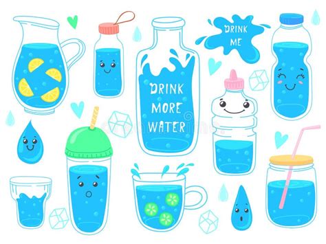 Drink More Water Cute Waters World Of Drinks Earth For Health Glass