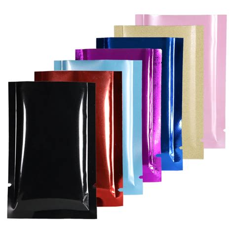 100pcs Holographic Metallic Poly Mailers Foil Glitter Bag Mailing Self