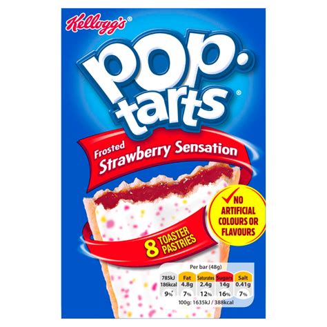 kellogg s pop tarts frosted chocotastic 384g food cupboard fast delivery by app or online