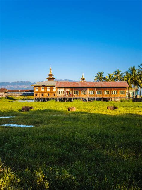 Village Of Inle Stock Image Image Of Myanmar Asia Burmese 58142895