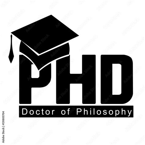 PHD Doctor Of Philosophy Stock Vector Adobe Stock