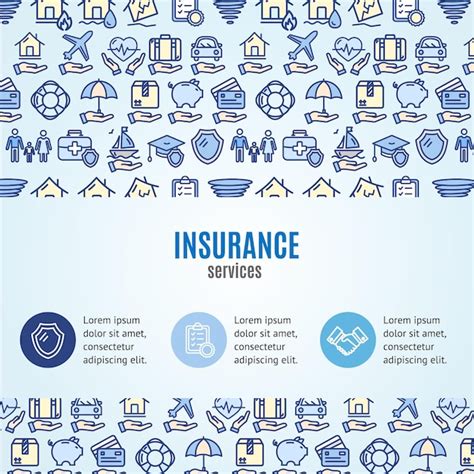 Premium Vector Insurance Concept Infographics Banner Vector