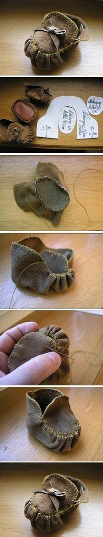 Mini Leather Moccasins Diy Baby Moccasin Pattern Doll
