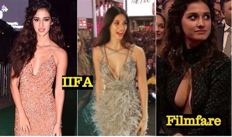 disha patani goes ‘safe with cleavage baring iifa awards 2017 outfits hot indian beauty looks