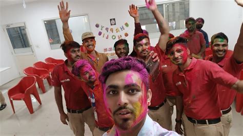 Holi Celebration 🎊🎉 At Workplace In Advance 2023 Youtube