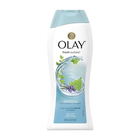Olay Fresh Outlast Purifying Birch Water And Lavender Body Wash 22 Oz