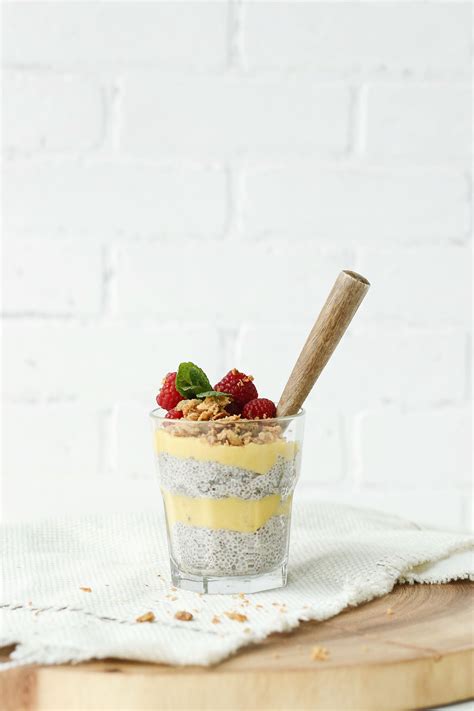 Easy Breakfast Chia Pudding Parfait With Mango Purée This Brown