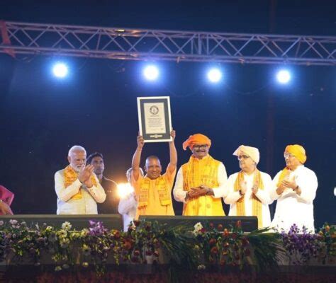 Ayodhya Sets Guinness World Record By Lighting Over Lakh Diyas On