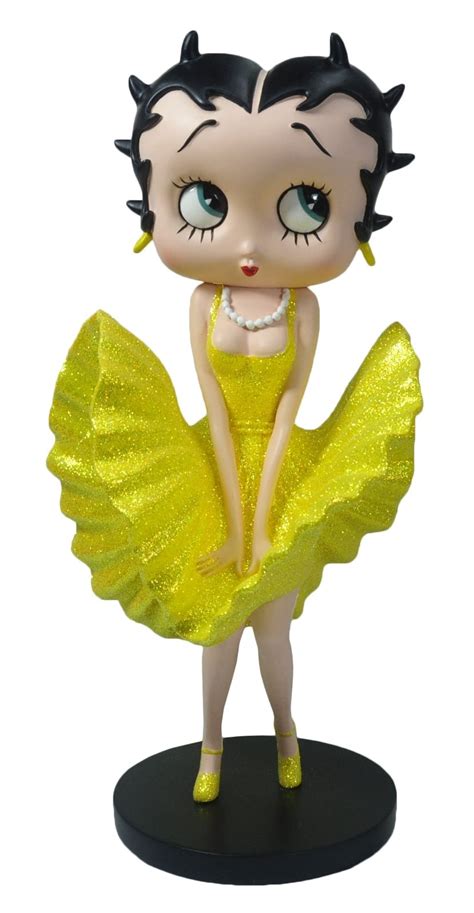 Betty Boop Cool Breeze Yellow Glitter 32cm Small