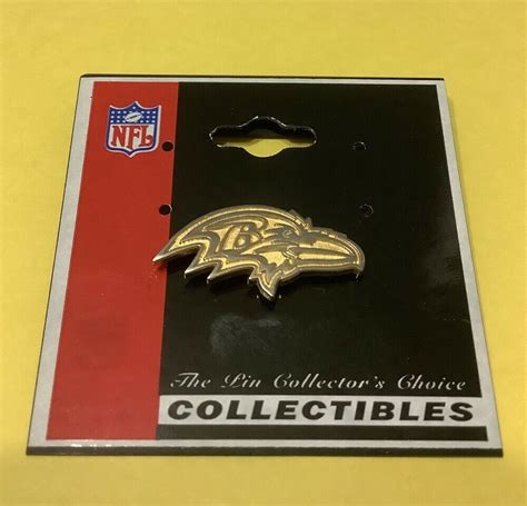 Baltimore Ravens Nfl Team Gold Tone Logo Collector Pin Ebay
