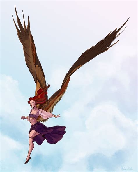 Another Commission For In Fantasy Art Winged People Wings Art