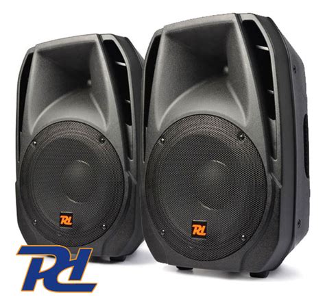 Active Professional Speaker Pda12a 12 Inch 250watts Rms Pair