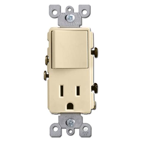 Ivory Combo Duplex Outlet And Toggle Switches Kyle Switch Plates