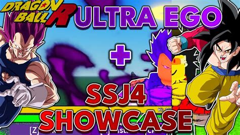 Ultra Ego Super Saiyan 4 Showcase In Dbr Ft Majinchame Youtube